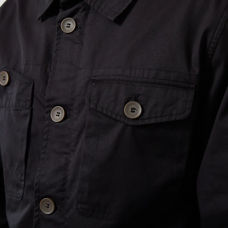 Addict Worker Overshirt Black-6