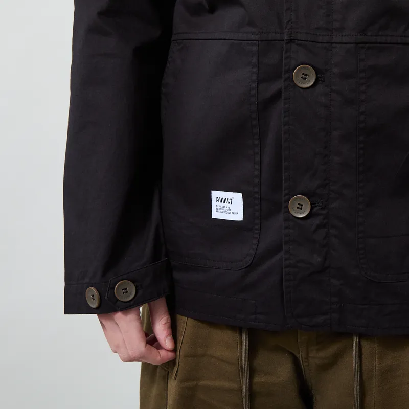 Addict Worker Overshirt Black-7