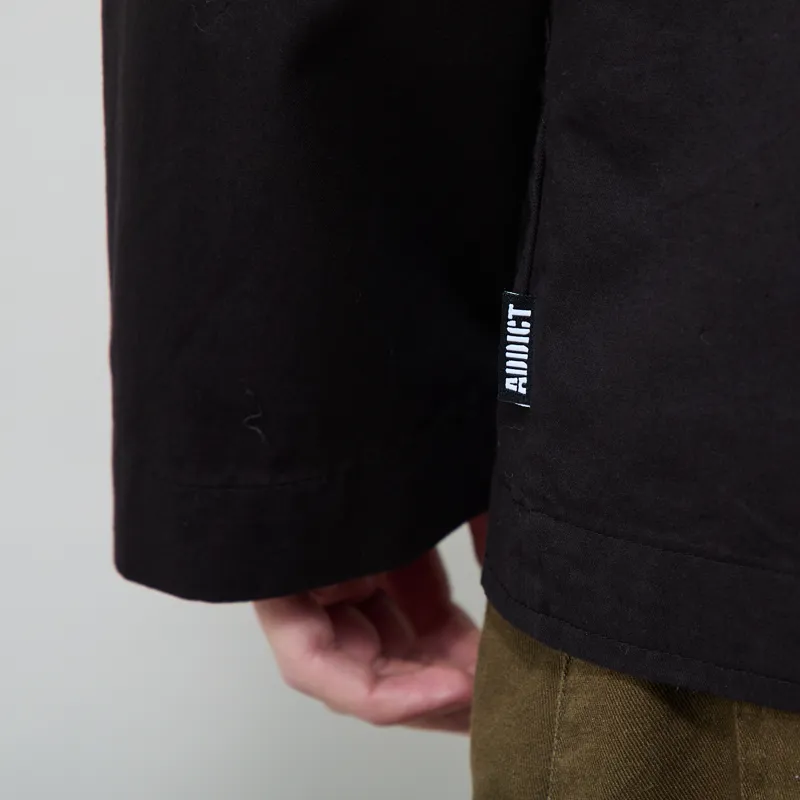 Addict Worker Overshirt Black-11