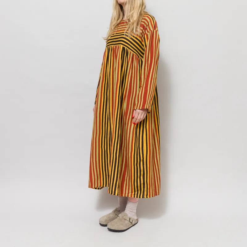 L.F. Markey Womens Alder Dress Painters Stripe-1