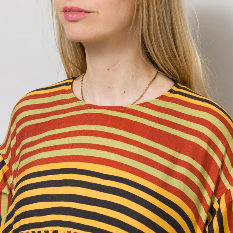 L.F. Markey Womens Alder Dress Painters Stripe-5