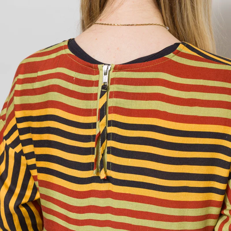 L.F. Markey Womens Alder Dress Painters Stripe-6