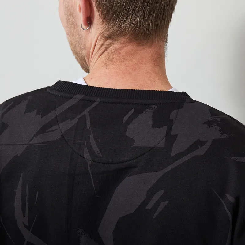 Addict Camo Sweatshirt Black Grey-8