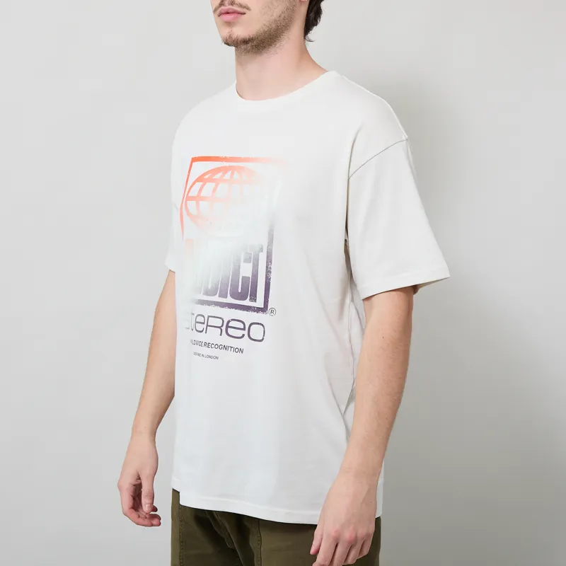 Addict Worldwide T Shirt Stone-1