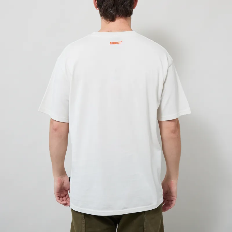 Addict Worldwide T Shirt Stone-2