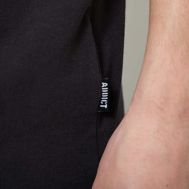 Addict Worldwide T Shirt Black-6
