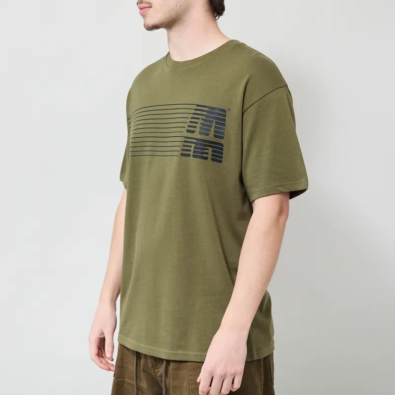 Addict Olympic T Shirt Olive-1