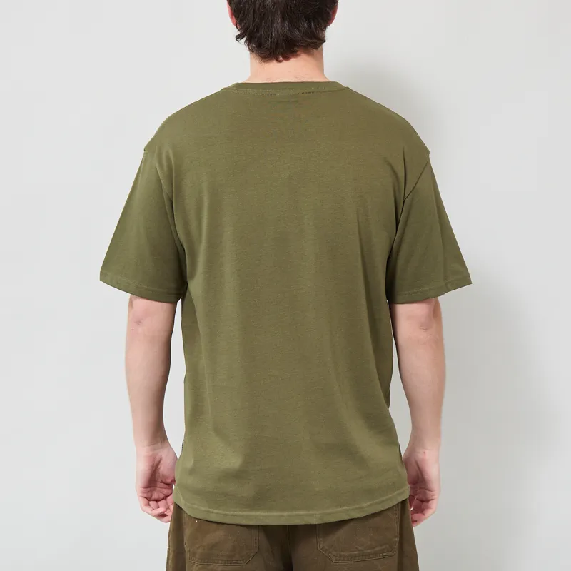 Addict Olympic T Shirt Olive-2