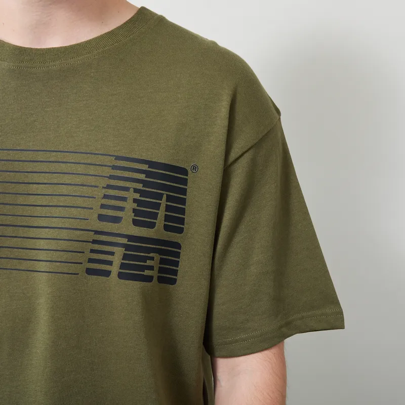 Addict Olympic T Shirt Olive-5