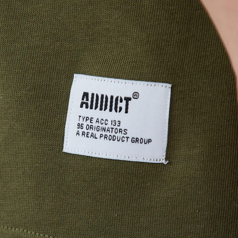 Addict Olympic T Shirt Olive-6