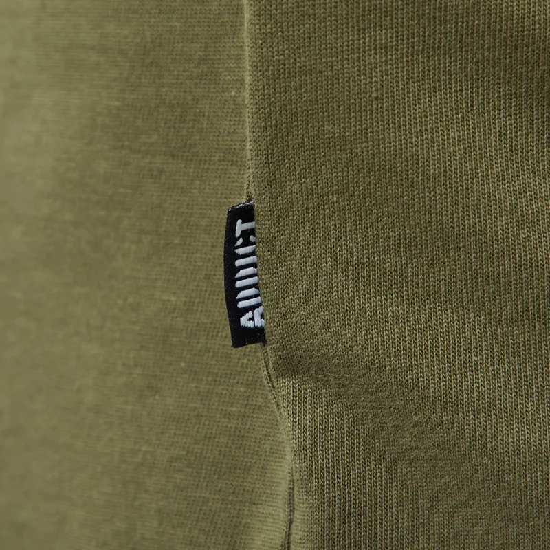 Addict Olympic T Shirt Olive-7