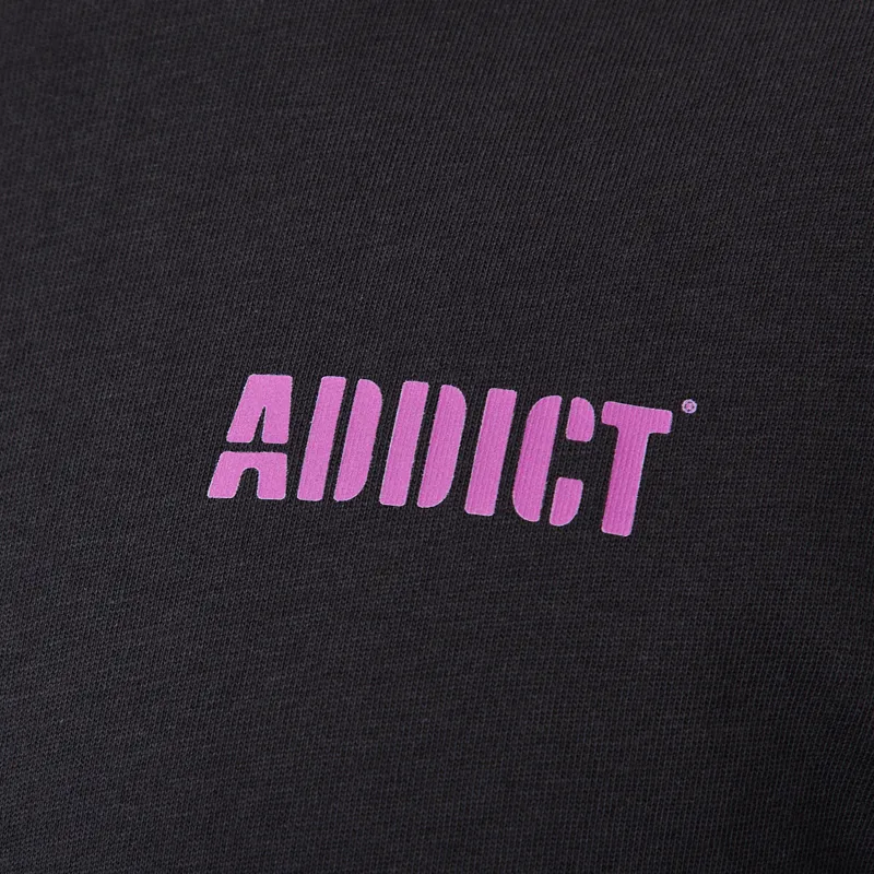 Addict Drips T Shirt Black-4