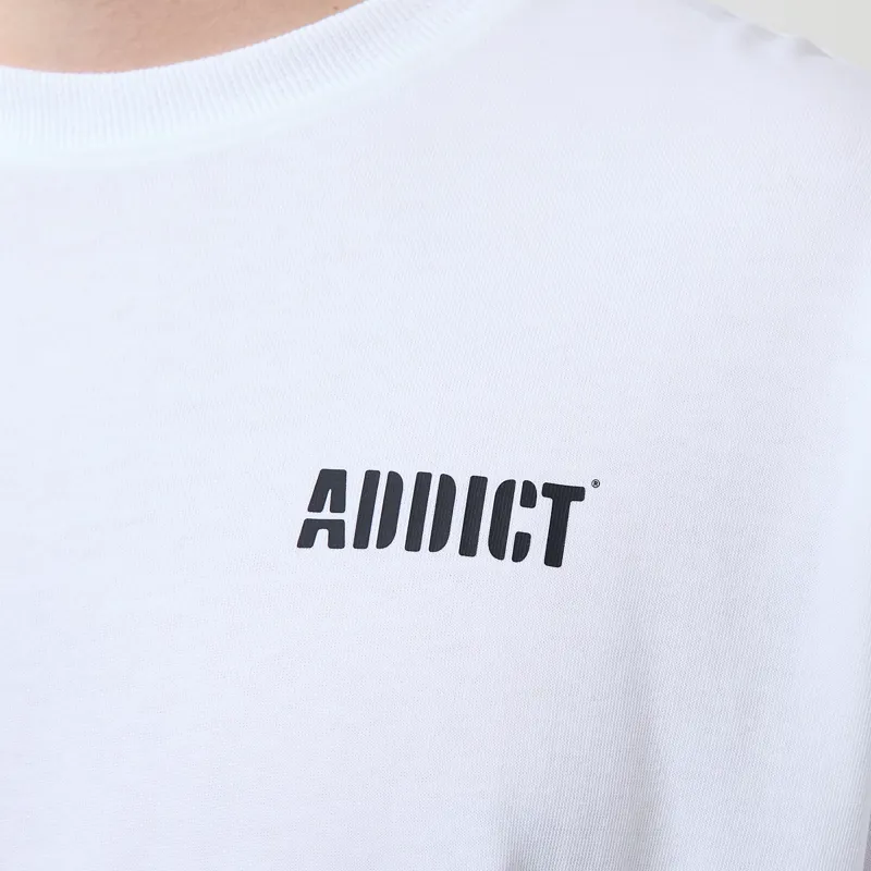 Addict Drips T Shirt White-4