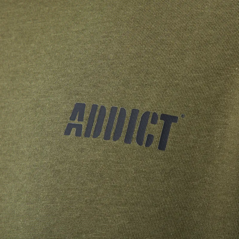 Addict Shades T Shirt Olive-4