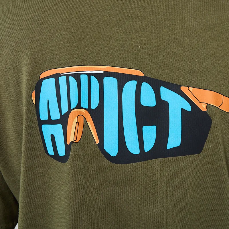 Addict Shades T Shirt Olive-6
