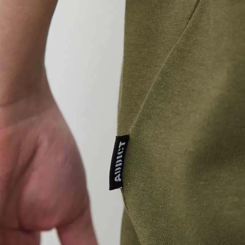 Addict Shades T Shirt Olive-7
