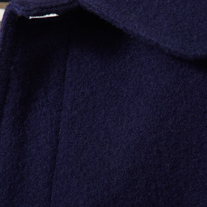 Far Afield Melton Station Jacket Navy-9
