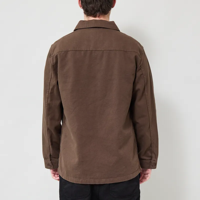 Far Afield Station Jacket Brown Panama Twill-2