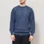 Far Afield Crochet Crewneck Jumper Blue
