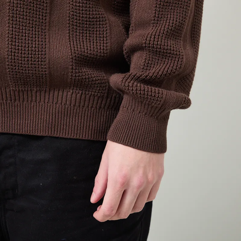 Far Afield Clifford Polo Knit Brown-6
