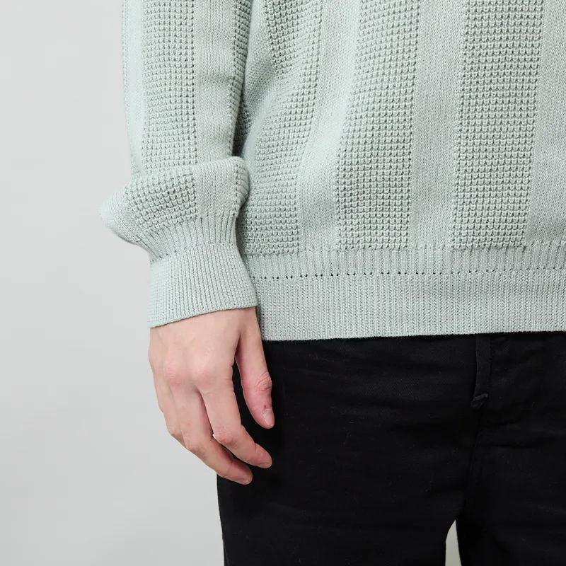 Far Afield Clifford Polo Knit Aqua Blue-5