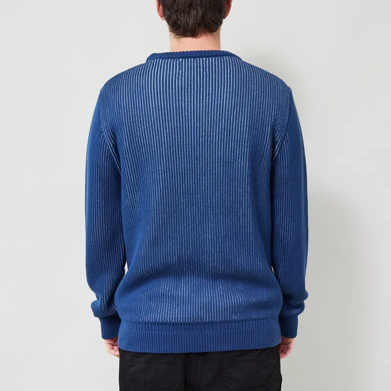 Far Afield Hamish Ribbed jumper Blue-2