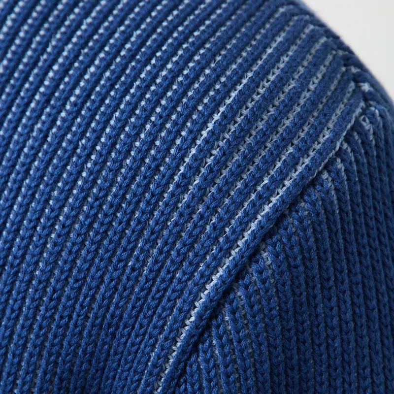 Far Afield Hamish Ribbed jumper Blue-4