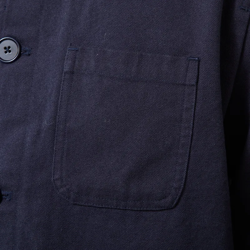 Far Afield Station Jacket Navy Panama Twill-5