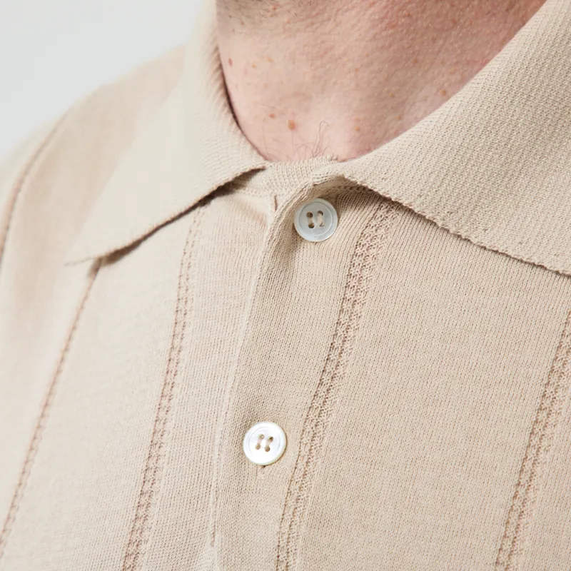 Far Afield Jacobs Knitted Polo Sand-4
