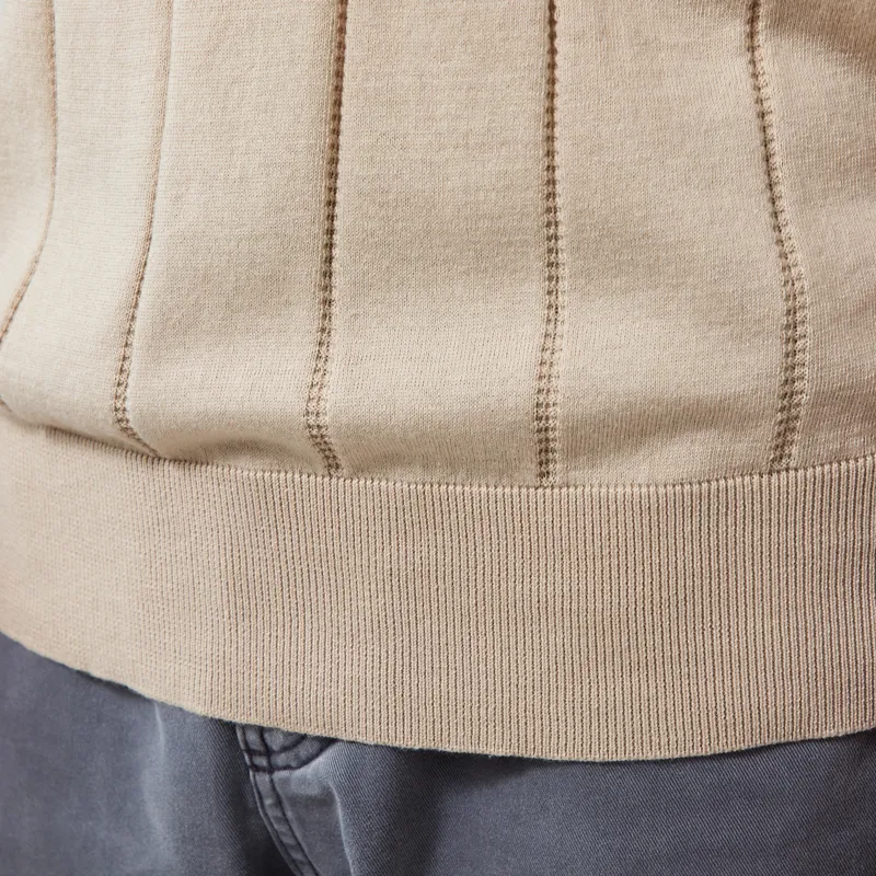 Far Afield Jacobs Knitted Polo Sand-7