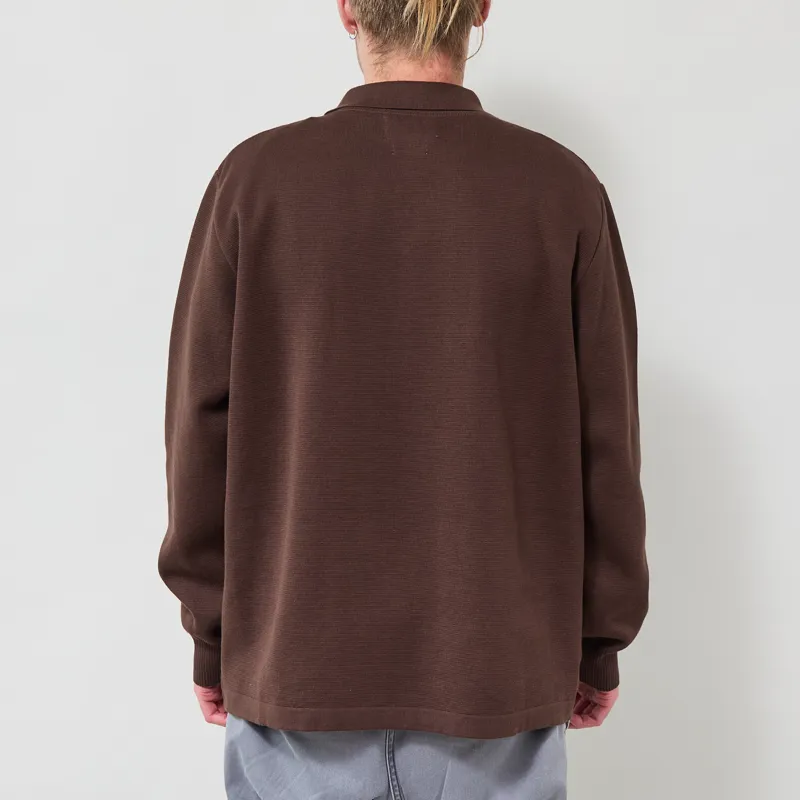 Far Afield Station Cardigan Brown-2