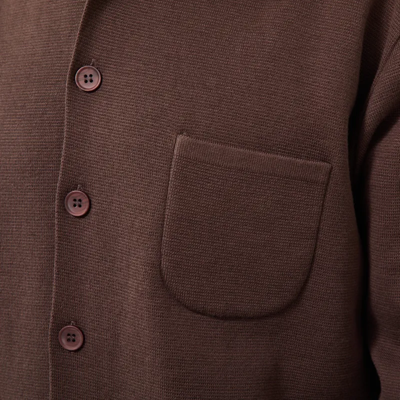 Far Afield Station Cardigan Brown-4
