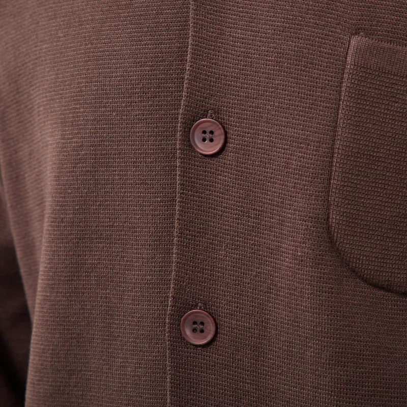 Far Afield Station Cardigan Brown-5