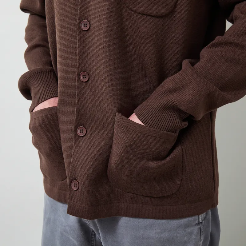 Far Afield Station Cardigan Brown-7
