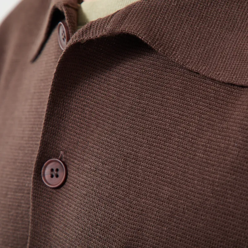 Far Afield Station Cardigan Brown-8