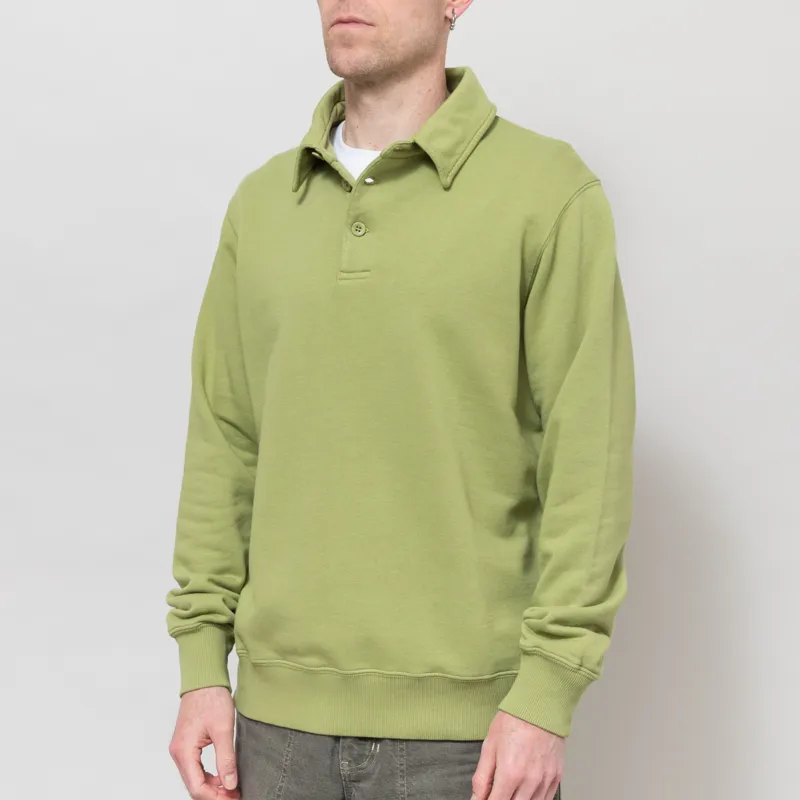 Far Afield Mondo Rugby Sweatshirt Green-1