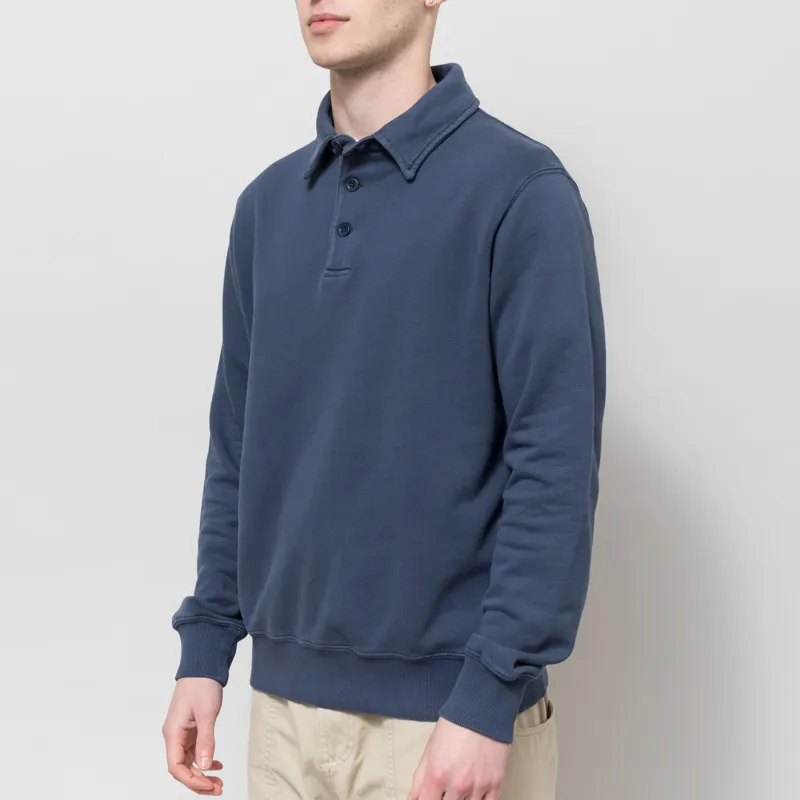 Far Afield Mondo Rugby Sweatshirt Blue-1