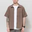 Far Afield Busey Micro Dobby Shirt Brown