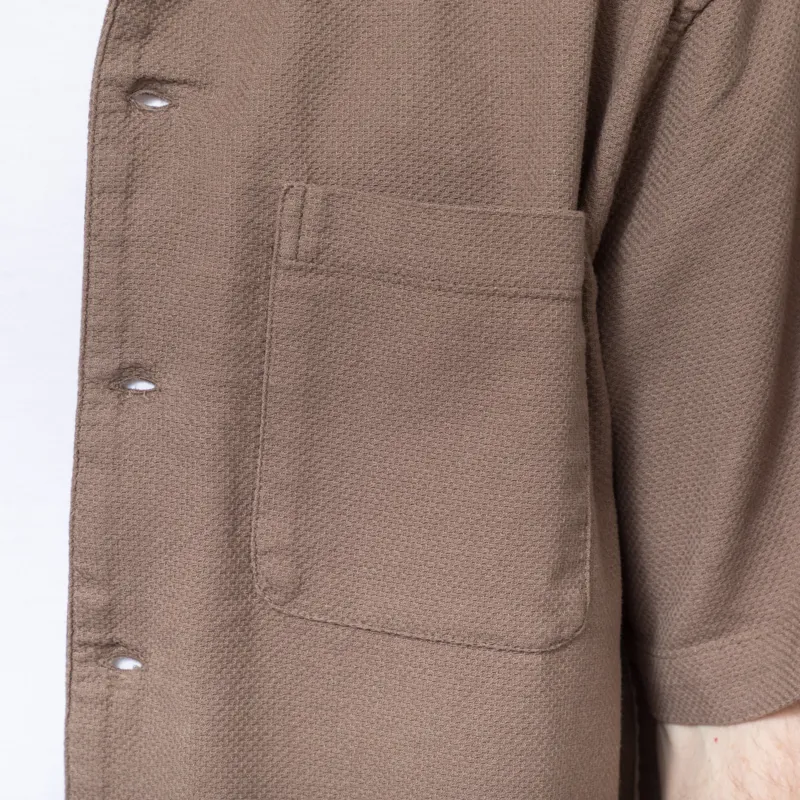 Far Afield Busey Micro Dobby Shirt Brown-6