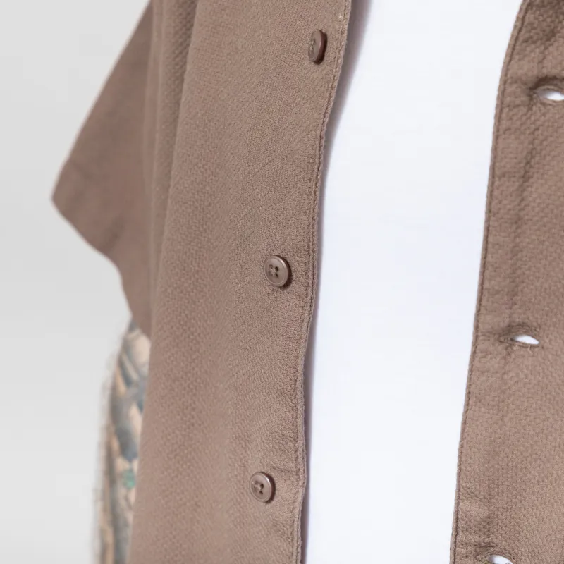 Far Afield Busey Micro Dobby Shirt Brown-4