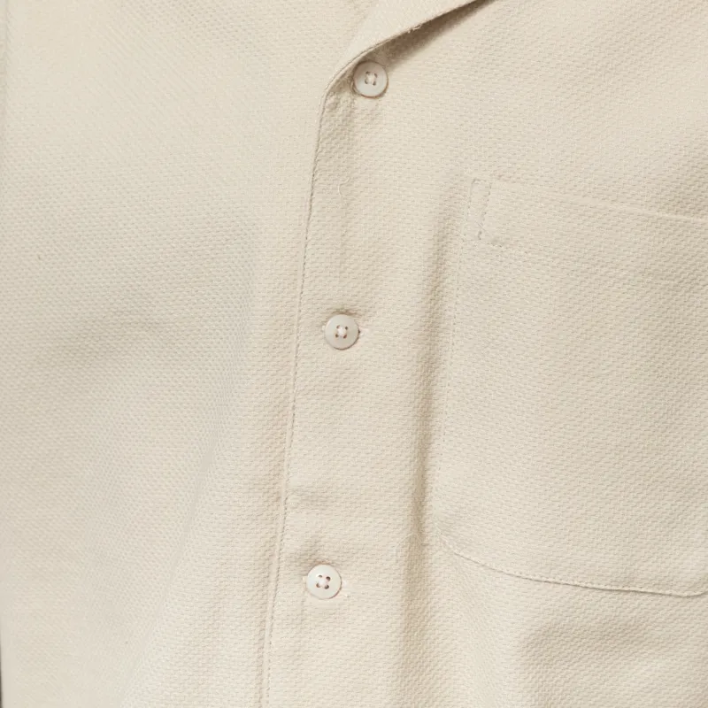 Far Afield Busey Micro Dobby Shirt Sand-4