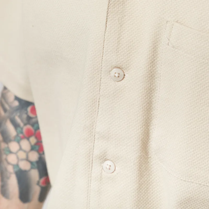 Far Afield Busey Micro Dobby Shirt Sand-6
