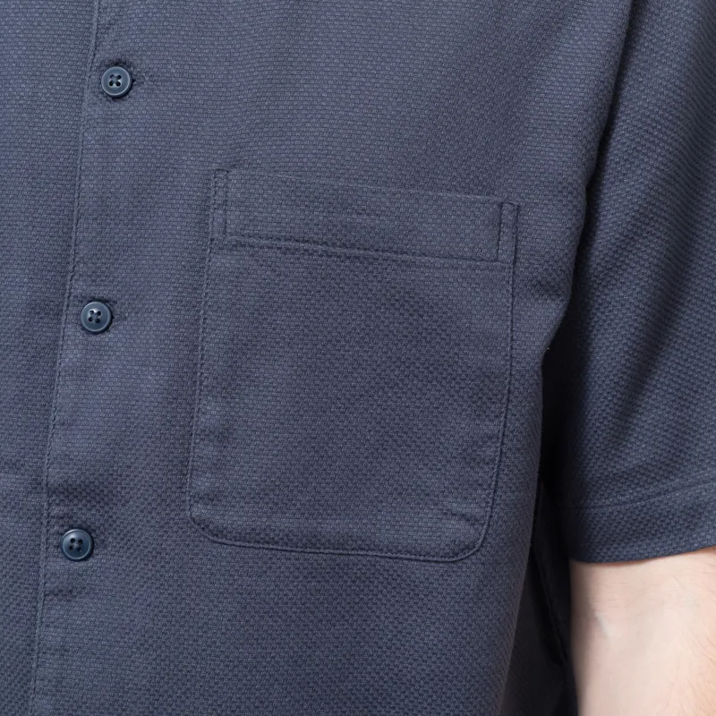 Far Afield Busey Micro Dobby Shirt Navy-5