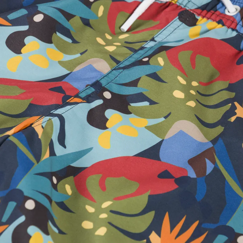 Far Afield Printed Swimshorts Abstract Foliage-7
