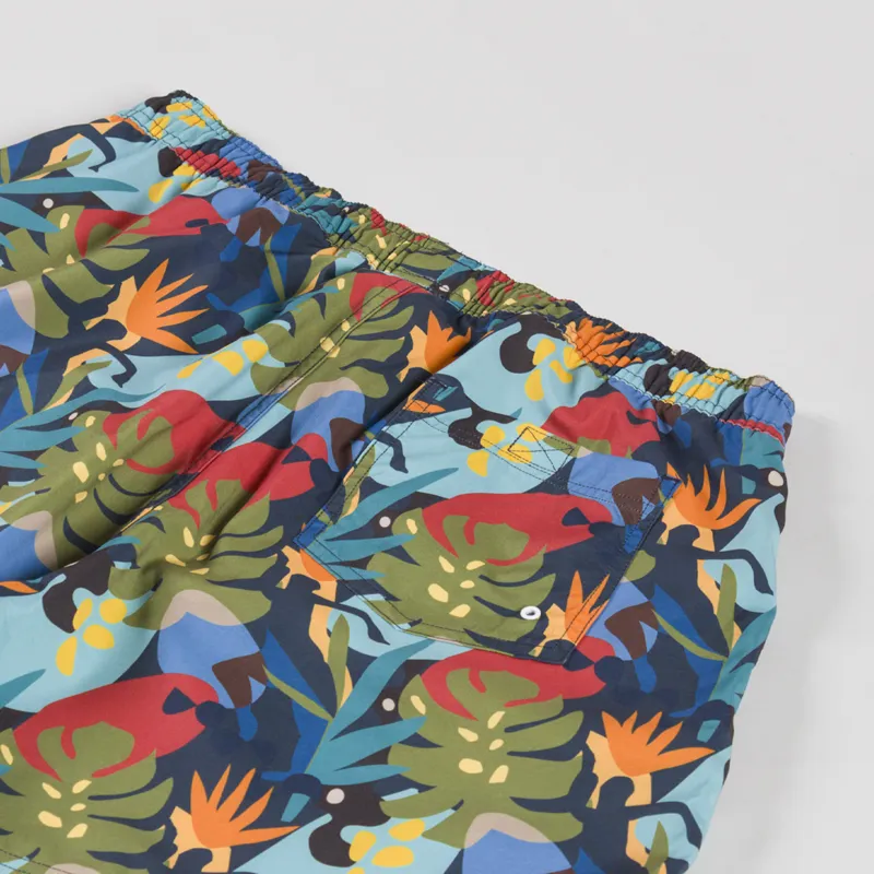 Far Afield Printed Swimshorts Abstract Foliage-3