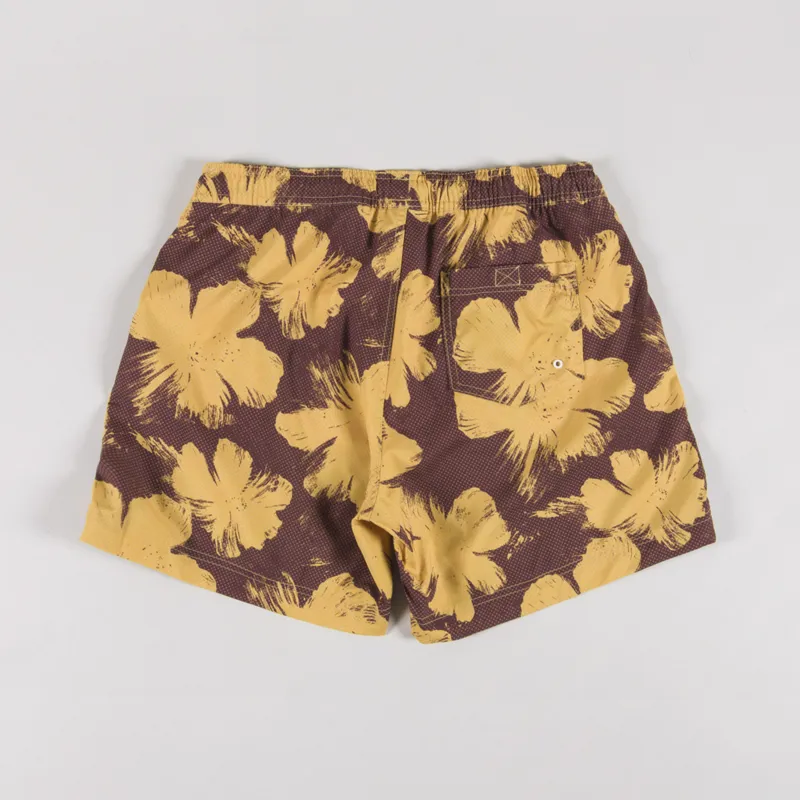 Far Afield Printed Swimshorts Pixel Floral-1