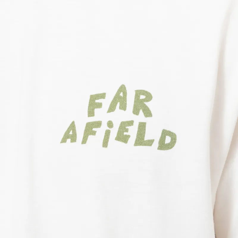 Far Afield Palm Logo T Shirt White-4