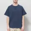 Far Afield Edmund T Shirt Blue Garment Dyed
