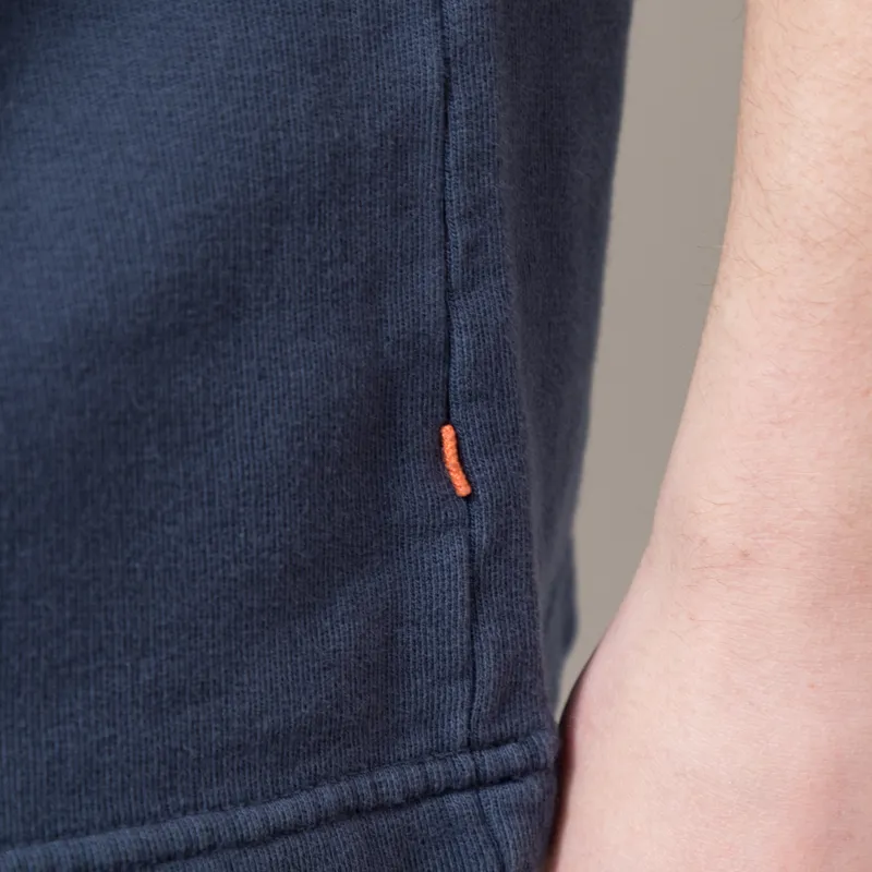 Far Afield Edmund T Shirt Blue Garment Dyed-5