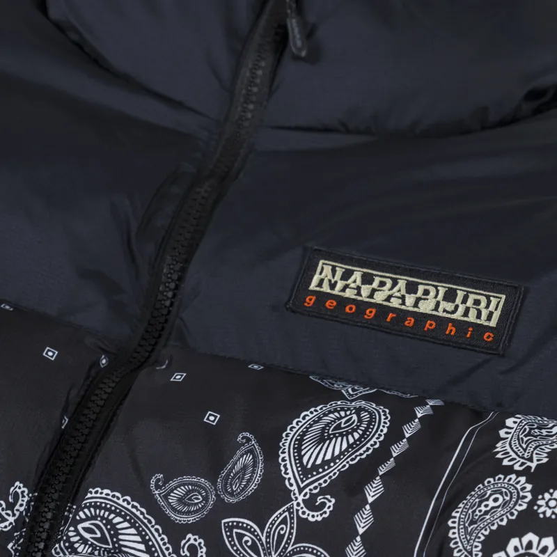 Napapijri Holiday Winter Down Jacket Black Bandana-5